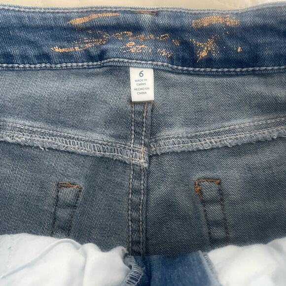 Seven 7 Weekend Short Denim Jeans Shorts SZ 6 - Picture 4 of 6
